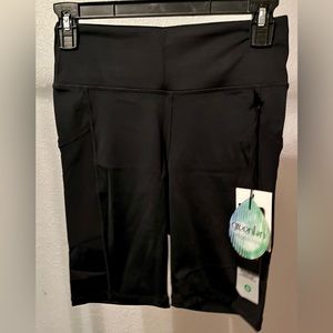 Mono B recycled biker getaway shorts size Small